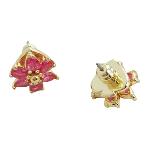 KATE SPADE • First Bloom Stud Earrings Pink Multi - Picture 3 of 4